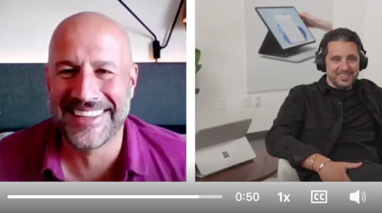 Video: Gregory Bryant discusses technology and innovation with Panos Panay